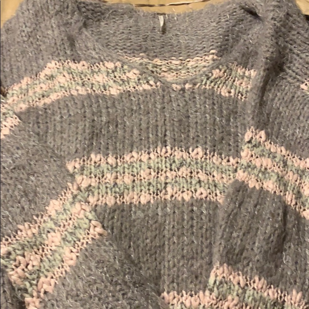 NEW Free People tope large knit sweater